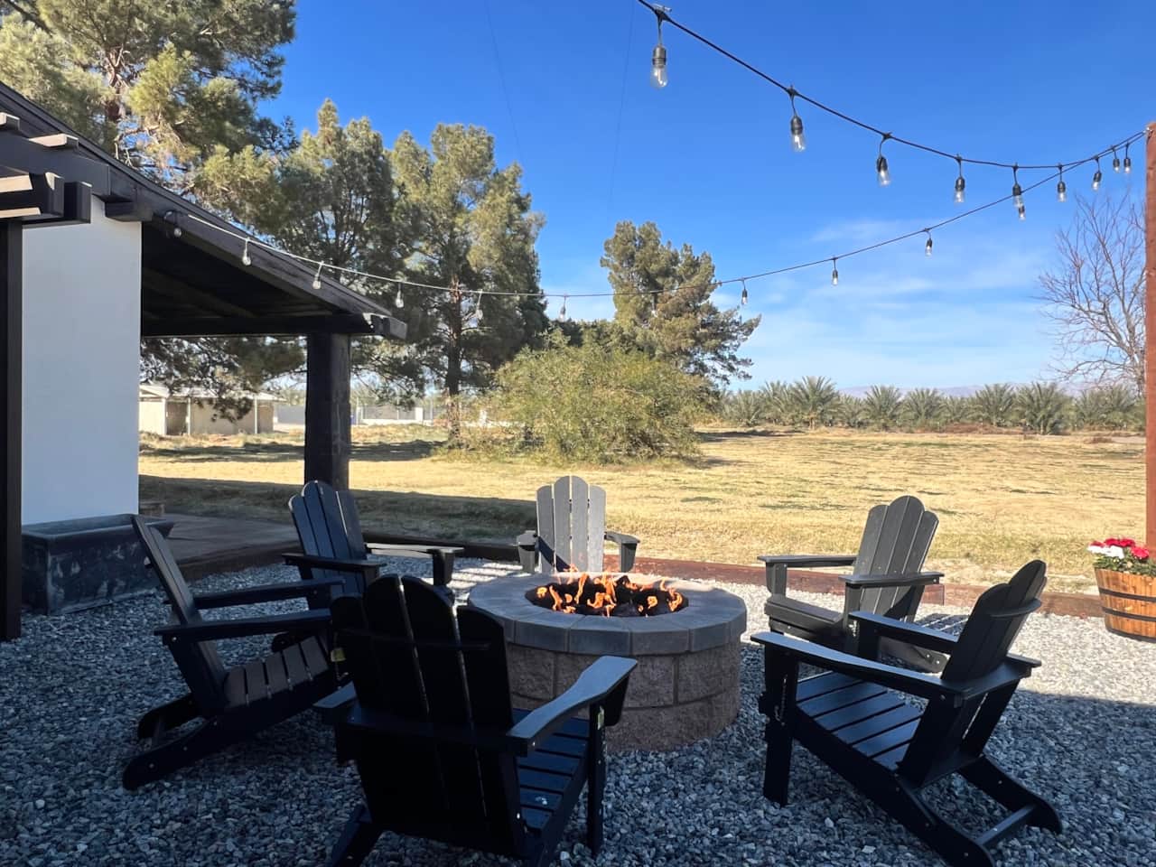 Fireside chats under the star filled sky never looked so good