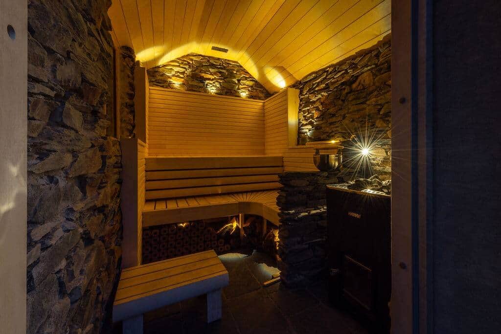 Wood fired sauna