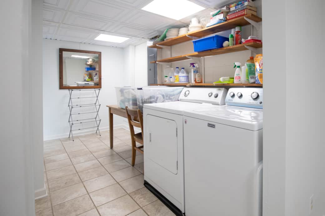 Downstairs Laundry Area