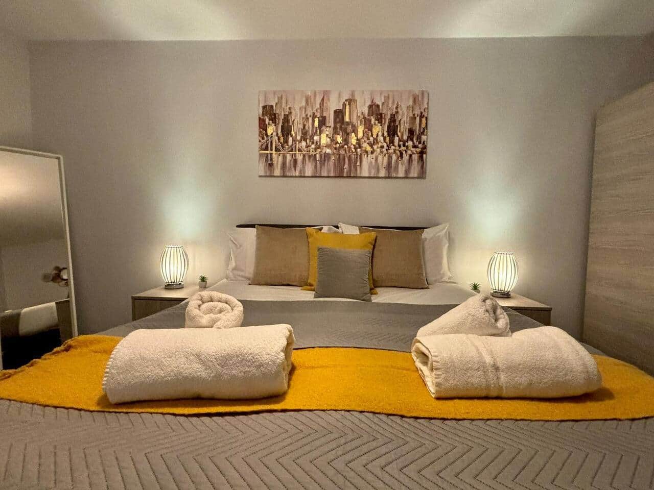 Your Cozy Getaway Awaits, Relax and Sleep Soundly in this Bedroom. Book Your Stay Now!