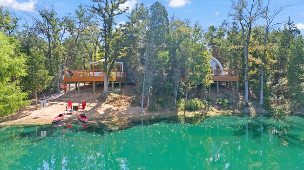 Front view of the Sky Castle