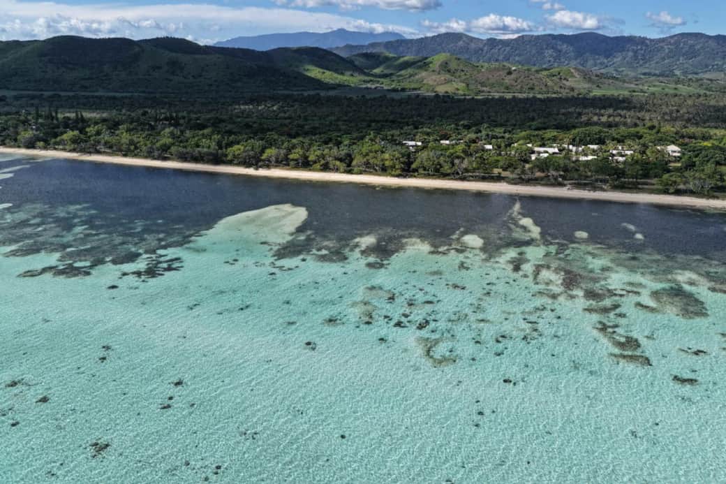 Plage vu du ciel