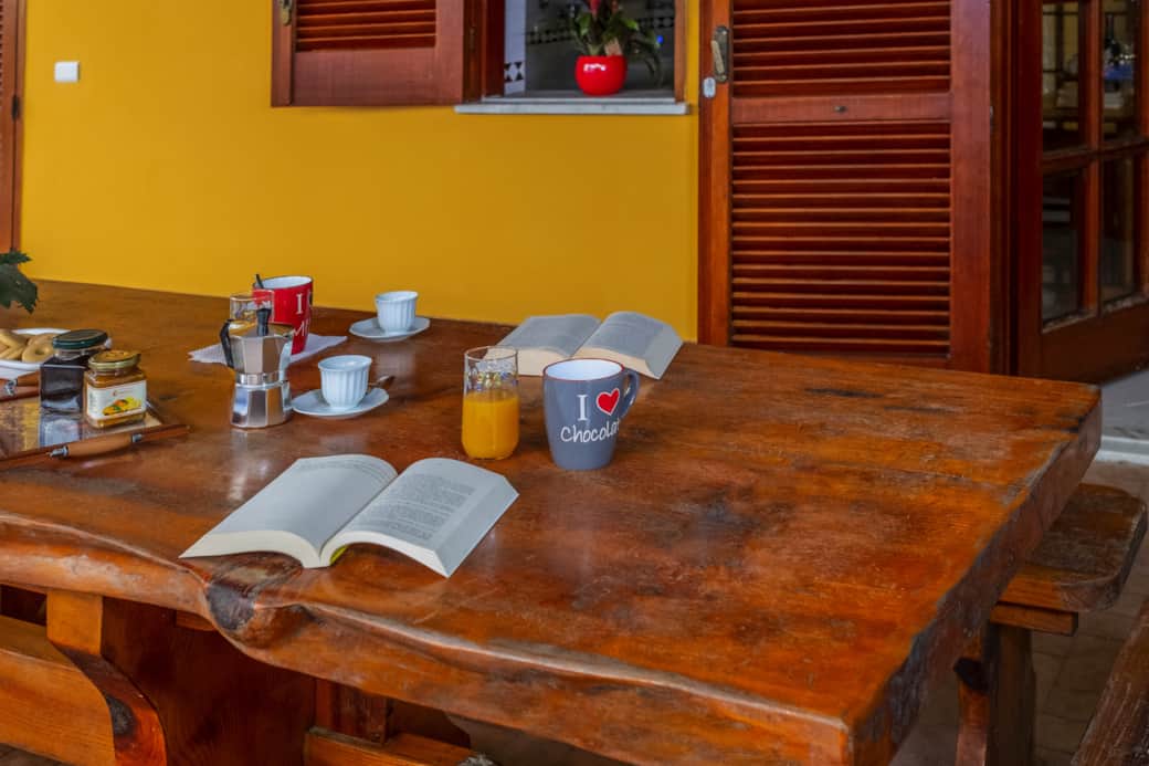 Tavolo esterno ristoro