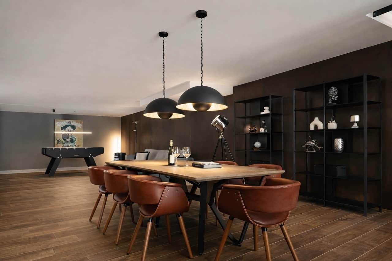 Fresh seafood dinner table in a RENTAL12 apartment, Olbia