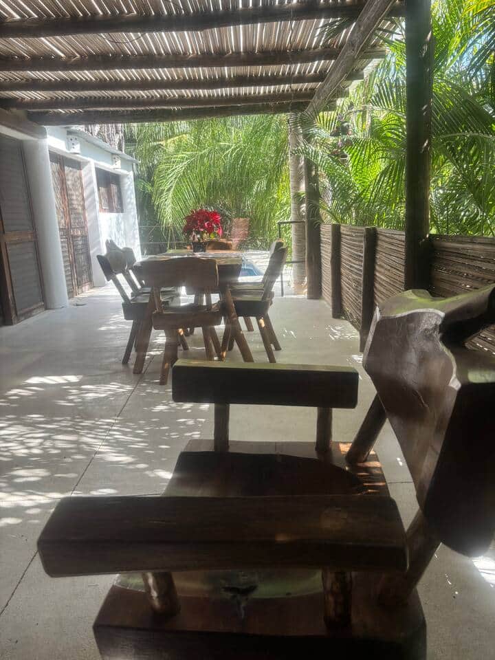Sala de estar al aire libre . 