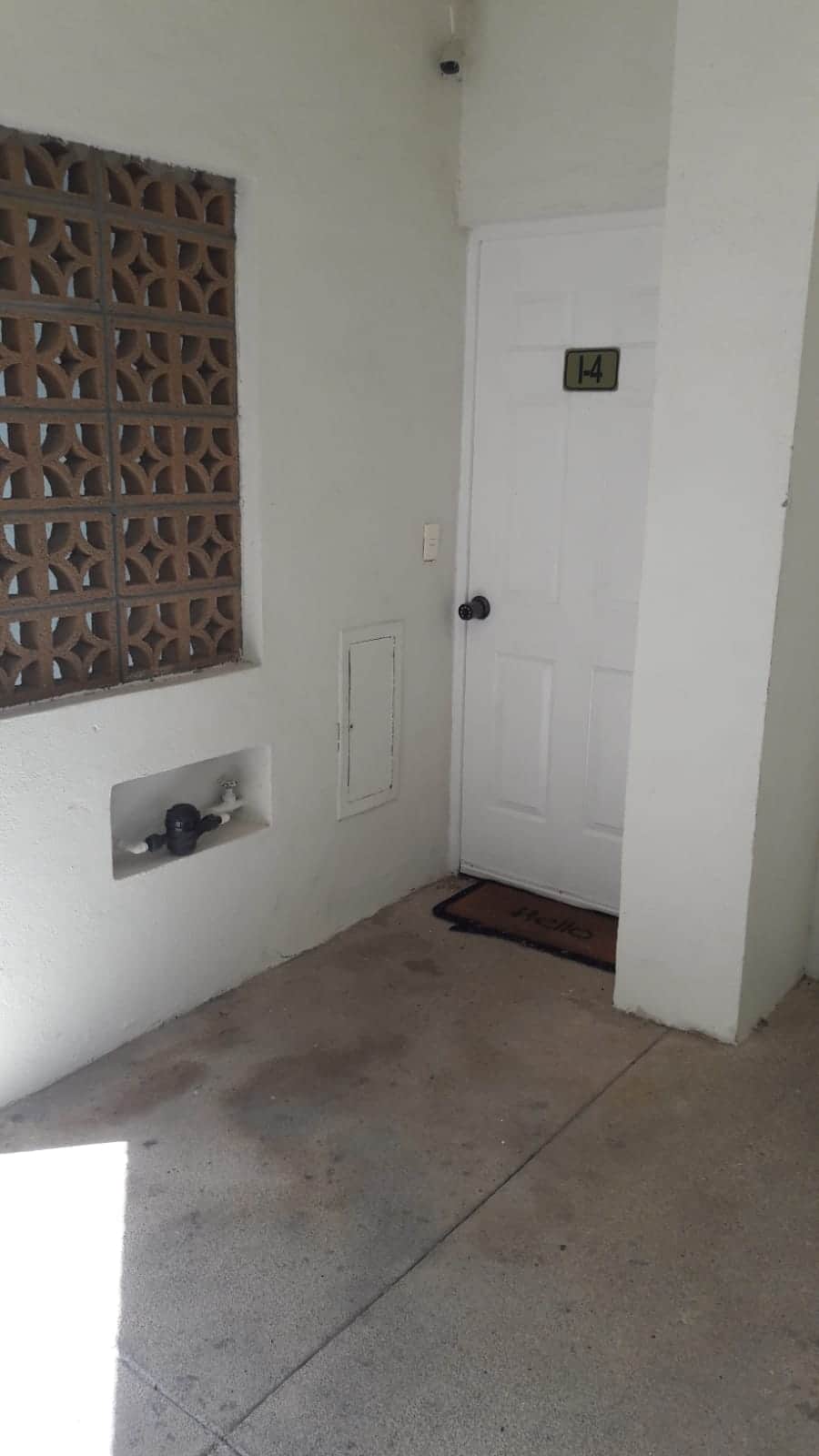 Entrance to the condo in first floor