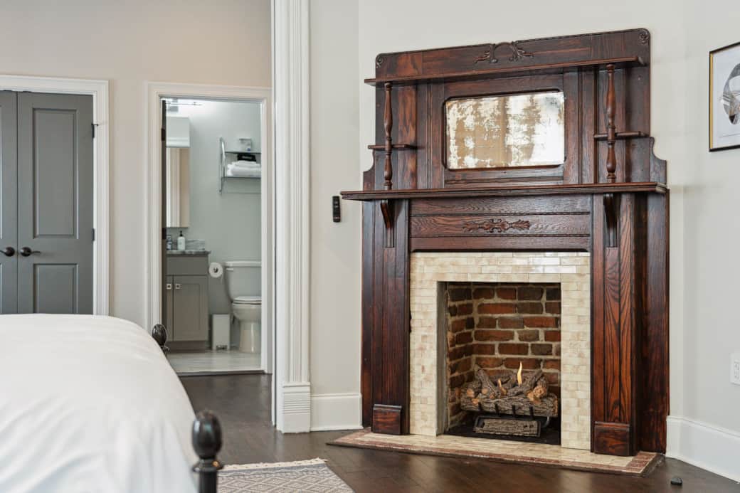 Restored Gas Fireplace