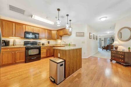 Kitchen with Keurig, and drip coffee maker Kitchen with Keurig, and drip coffee maker