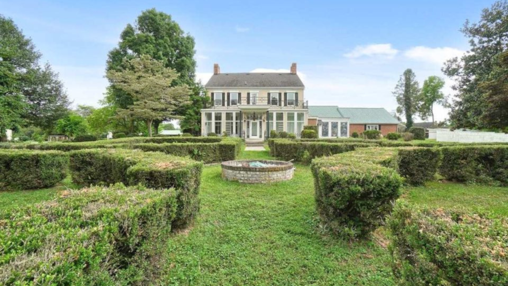 Castle grounds and garden Wizards Escape near Frederick, Maryland