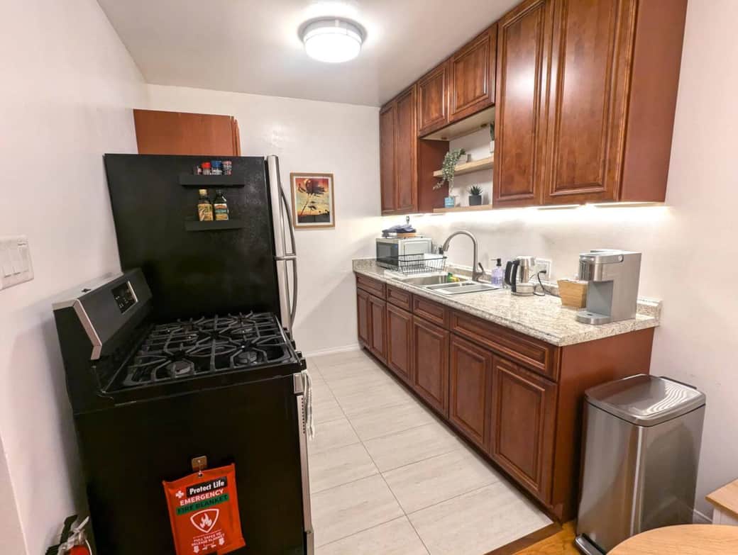 Well-stocked kitchen