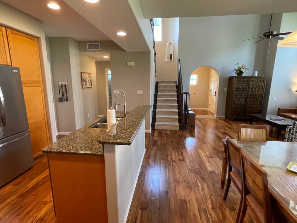 Stairs to upper floor