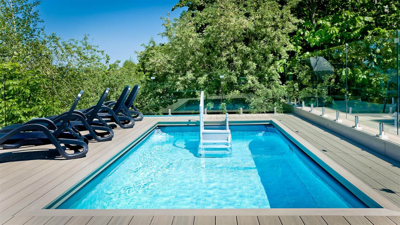 Piscine et vue 