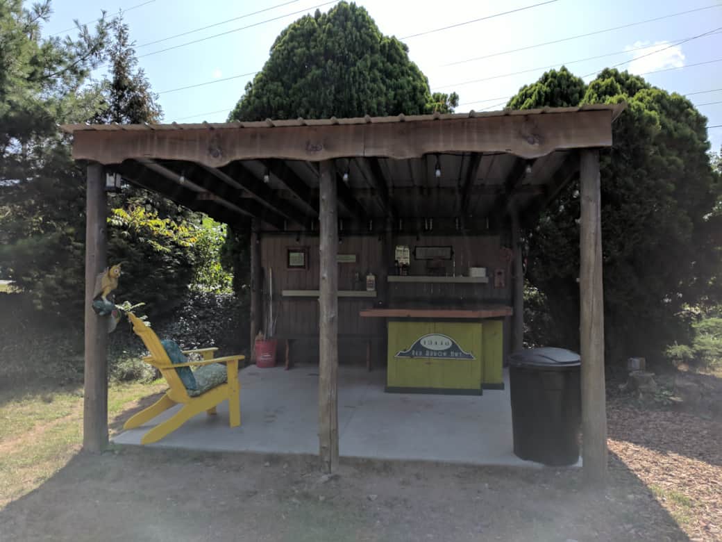 Covered Bar and Patio