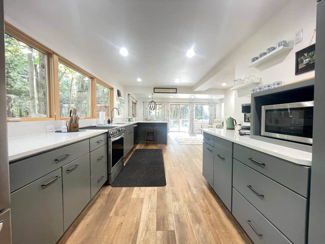 Enjoy a moderKitchen designed for effortless meal prep and entertaining.