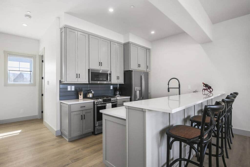 Chef's dream kitchen with all of the amenities and views to boot!