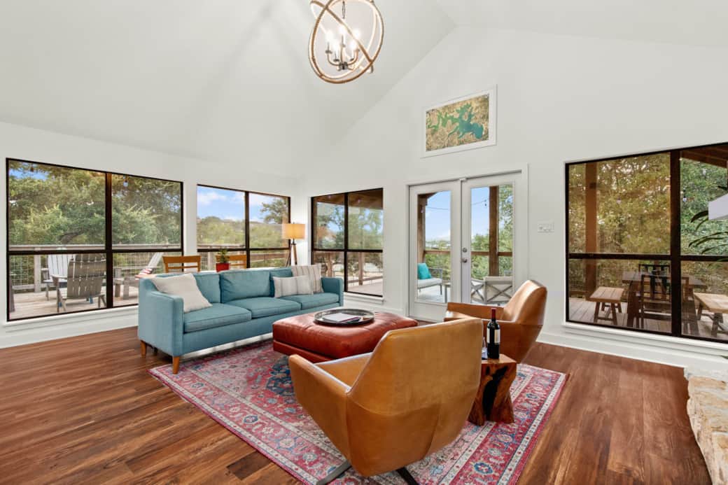 Modern Living Space with Panoramic Views