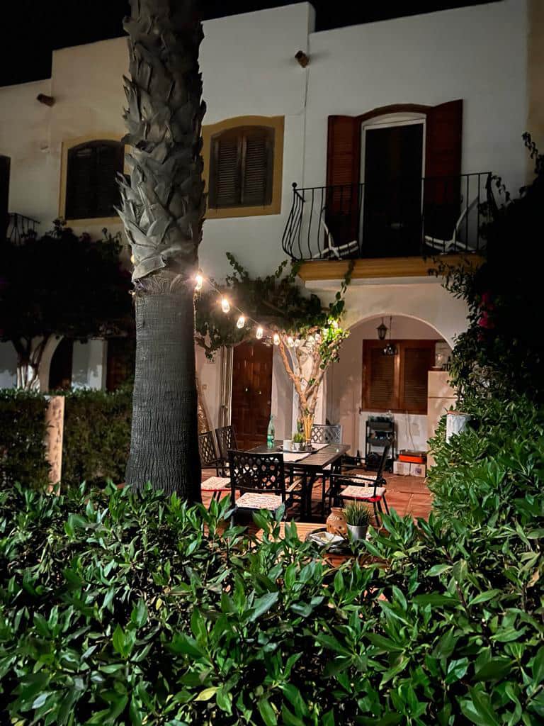 Terrasse am Abend
