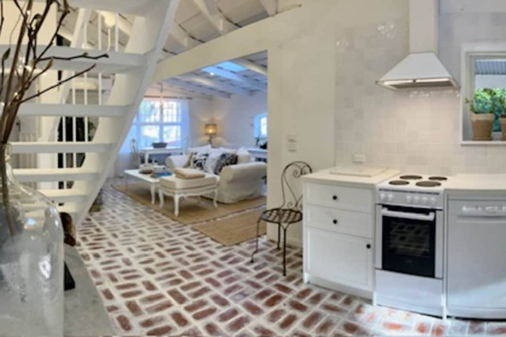 This brand new kitchen has all the amenities needed combined with the charm and warmth of a bygone era. You can choose to cook a feast and lay a fine table, or simply brew coffee whilst taking in views of the local flora and fauna from the kitchen. This brand new kitchen has all the amenities needed combined with the charm and warmth of a bygone era. You can choose to cook a feast and lay a fine table, or simply brew coffee whilst taking in views of the local flora and fauna from the kitchen.