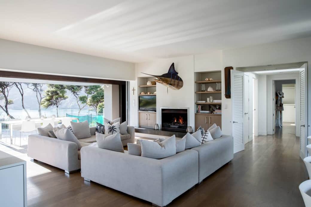 The main living area looking out to Oke