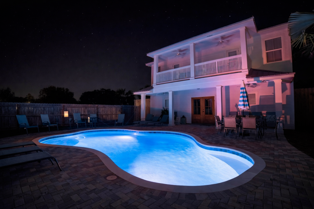 Your Oasis feels amazing at night!