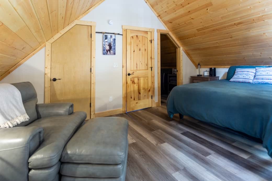Upstairs loft area