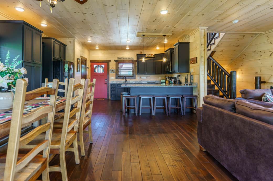 Main living area & stairways
