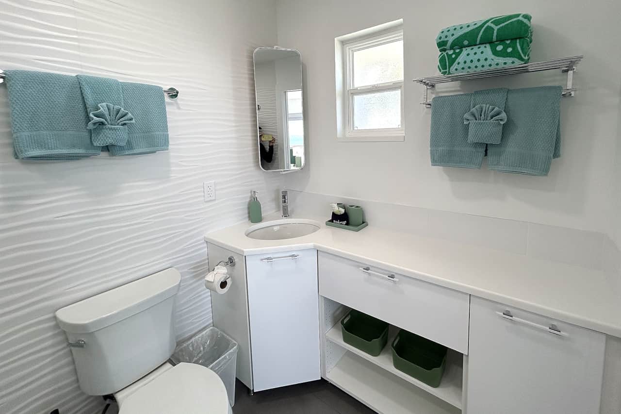 #40 Bathroom with plenty of storage and counterspace