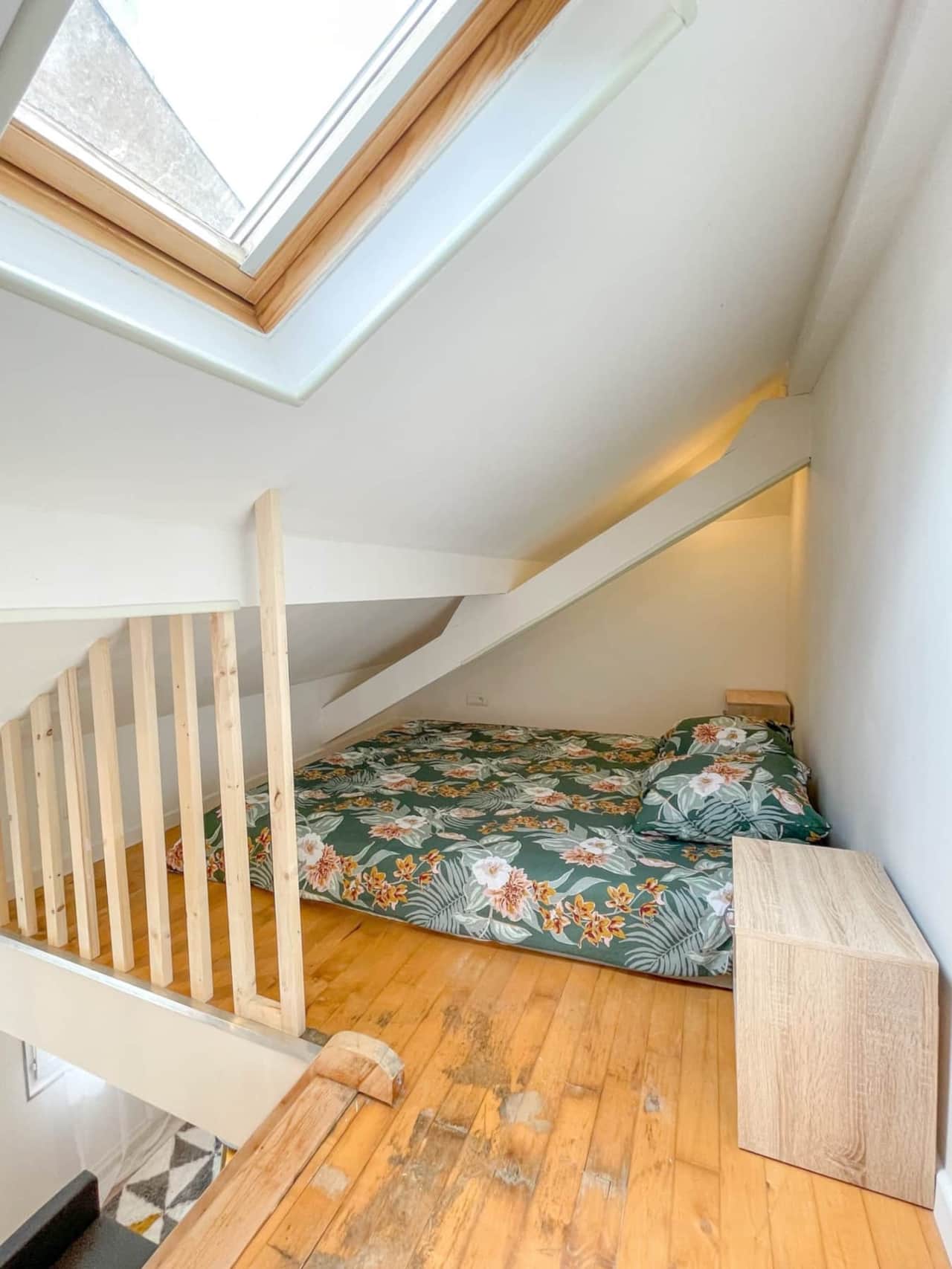Sleeping area on the mezzanine