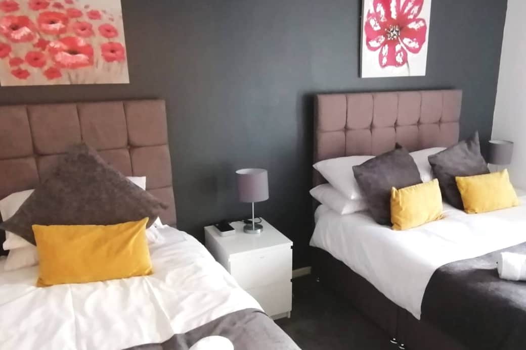 Double Bed and Single Bed - Master Bedroom