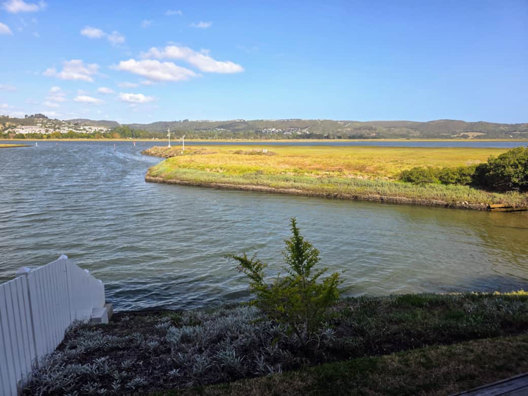 Patio view to canal 3 - private