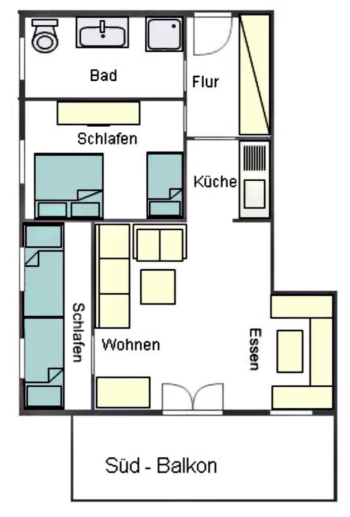 Wohnung 5 - Grundriss