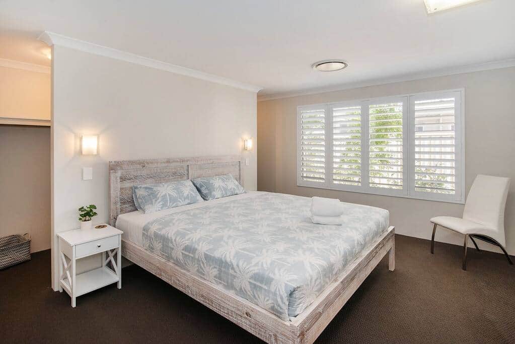 Master bedroom with King bed