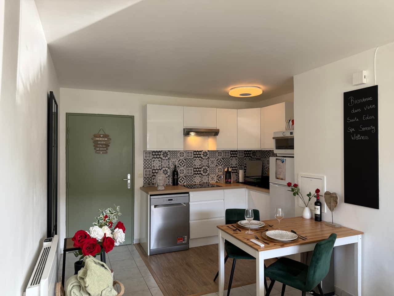 Cuisine miroir peignoir
