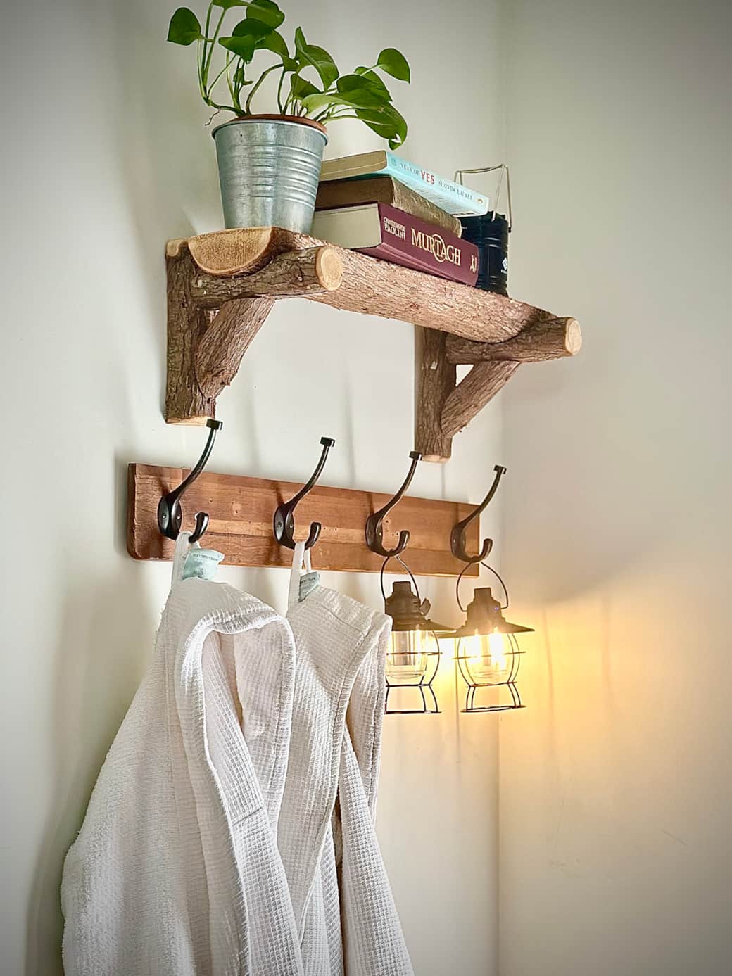 Robes waiting forr the sauna and tub- Pine Cone Cabin Robes waiting forr the sauna and tub- Pine Cone Cabin