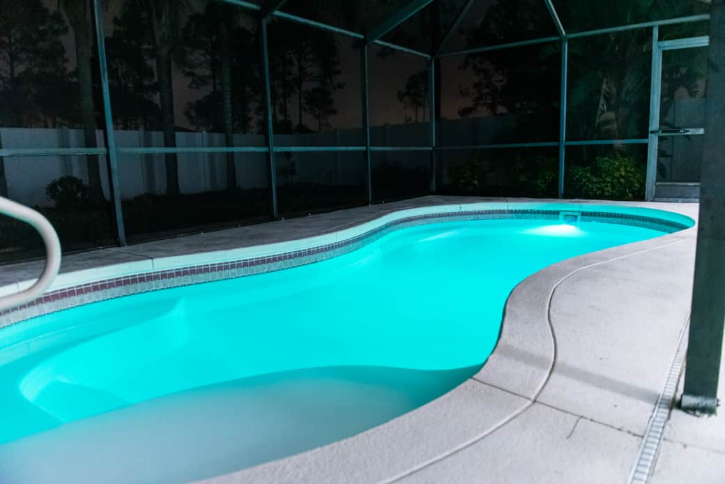 Heated Pool that lights up at night! Heated Pool that lights up at night!