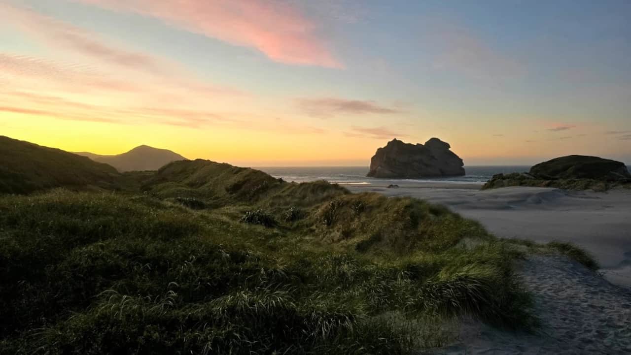 Wharariki sunset