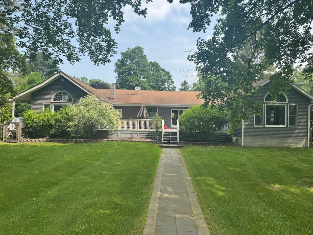 House from backyard