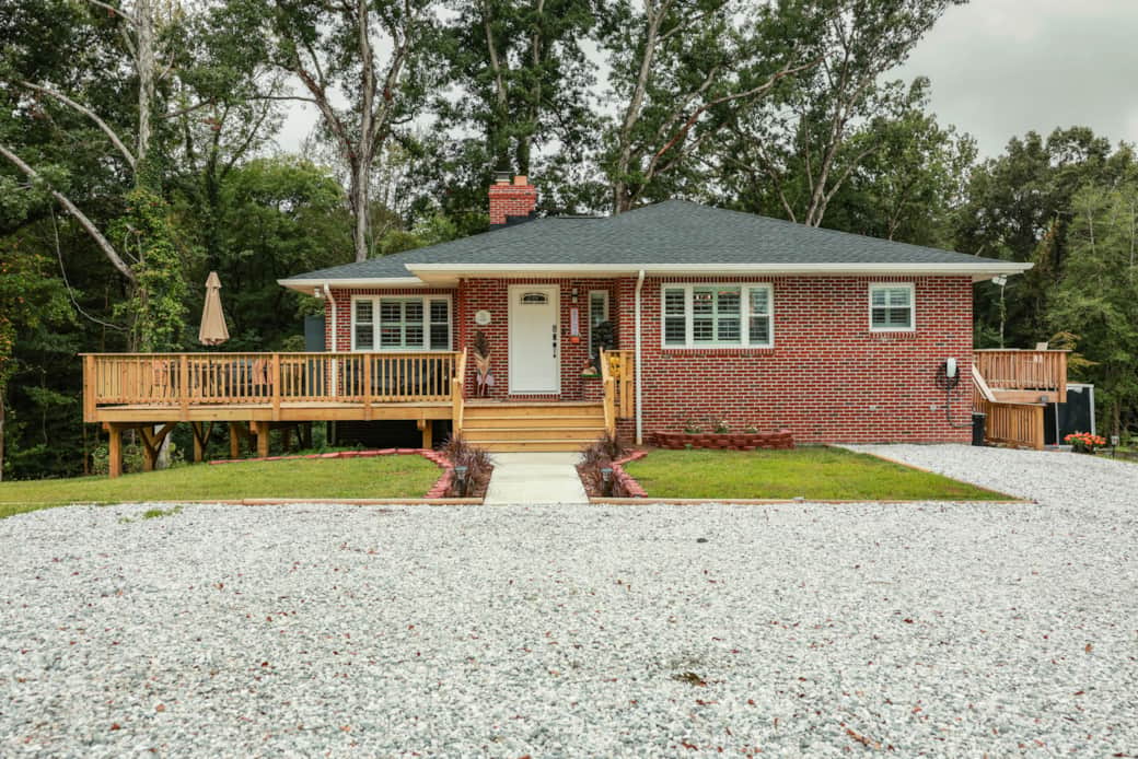 Brick house fully renovated with new roof, windows, doors, appliances, flooring, and painting. Brick house fully renovated with new roof, windows, doors, appliances, flooring, and painting.