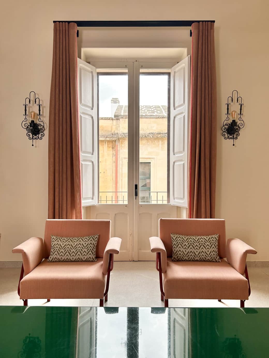 Touches of revered local design feature throughout the apartment