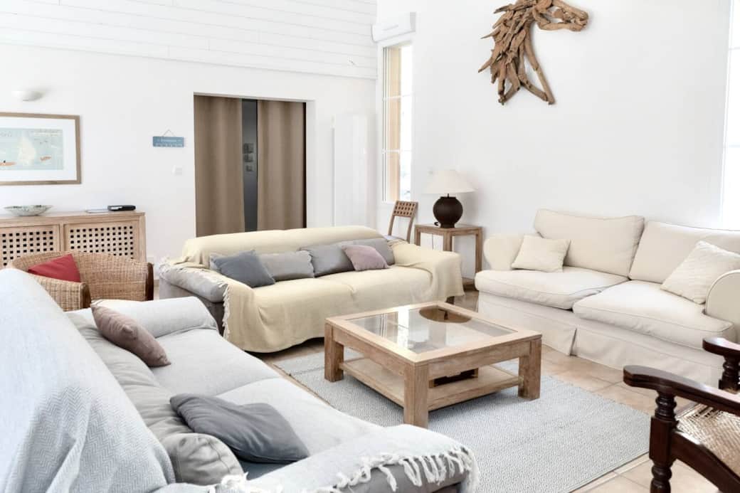 The lounge area of the large living room