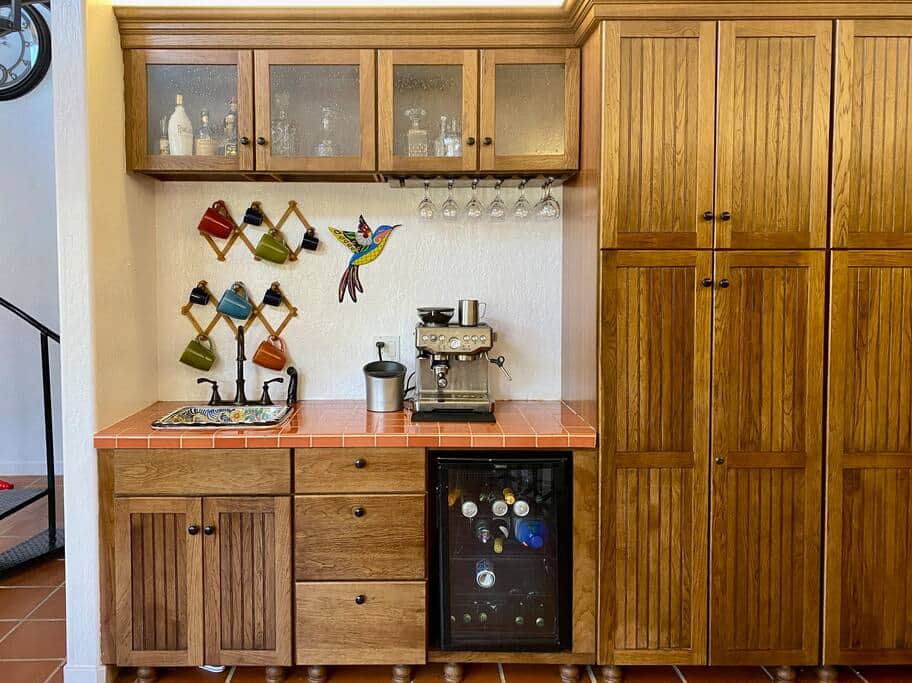 Coffee and Drink Bar with Breville Espresso Machine Coffee and Drink Bar with Breville Espresso Machine