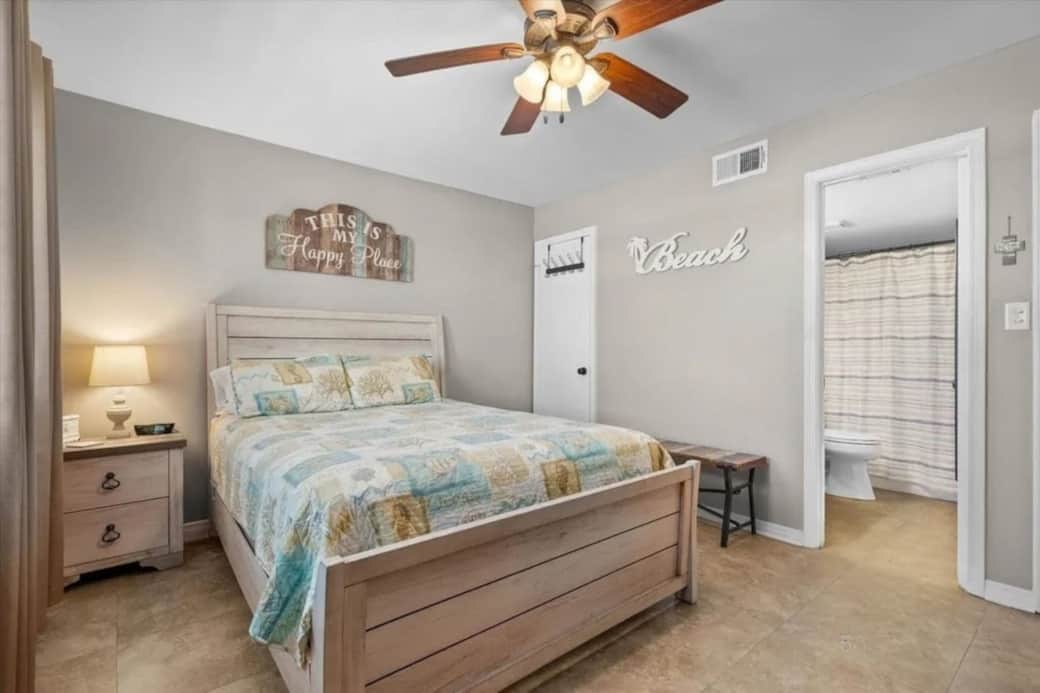 Master bedroom with ensuite