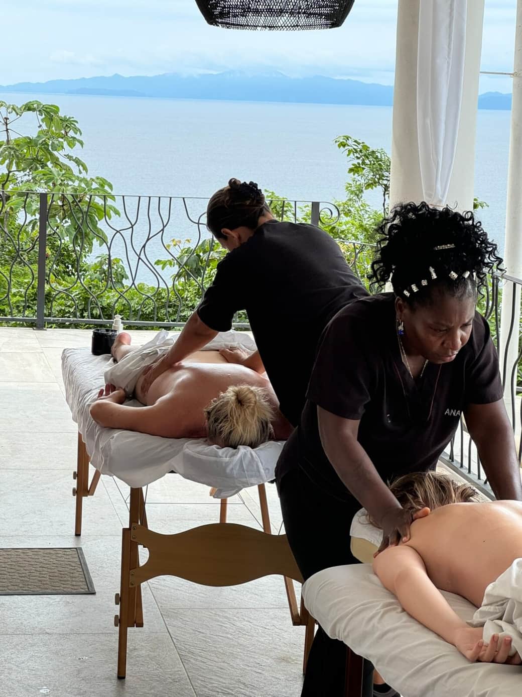 Enjoy ocean view massages right on Villa Amor Azul's terrace!  Send us a note and we'll connect you.