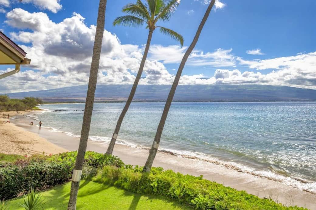 3.5 miles of Sugar Beach awaits you...you can walk all the way to Kihei on a sandy beach.  Beautiful sunrises over Haleakala.  This area is outstanding for swimming and snorkeling. 