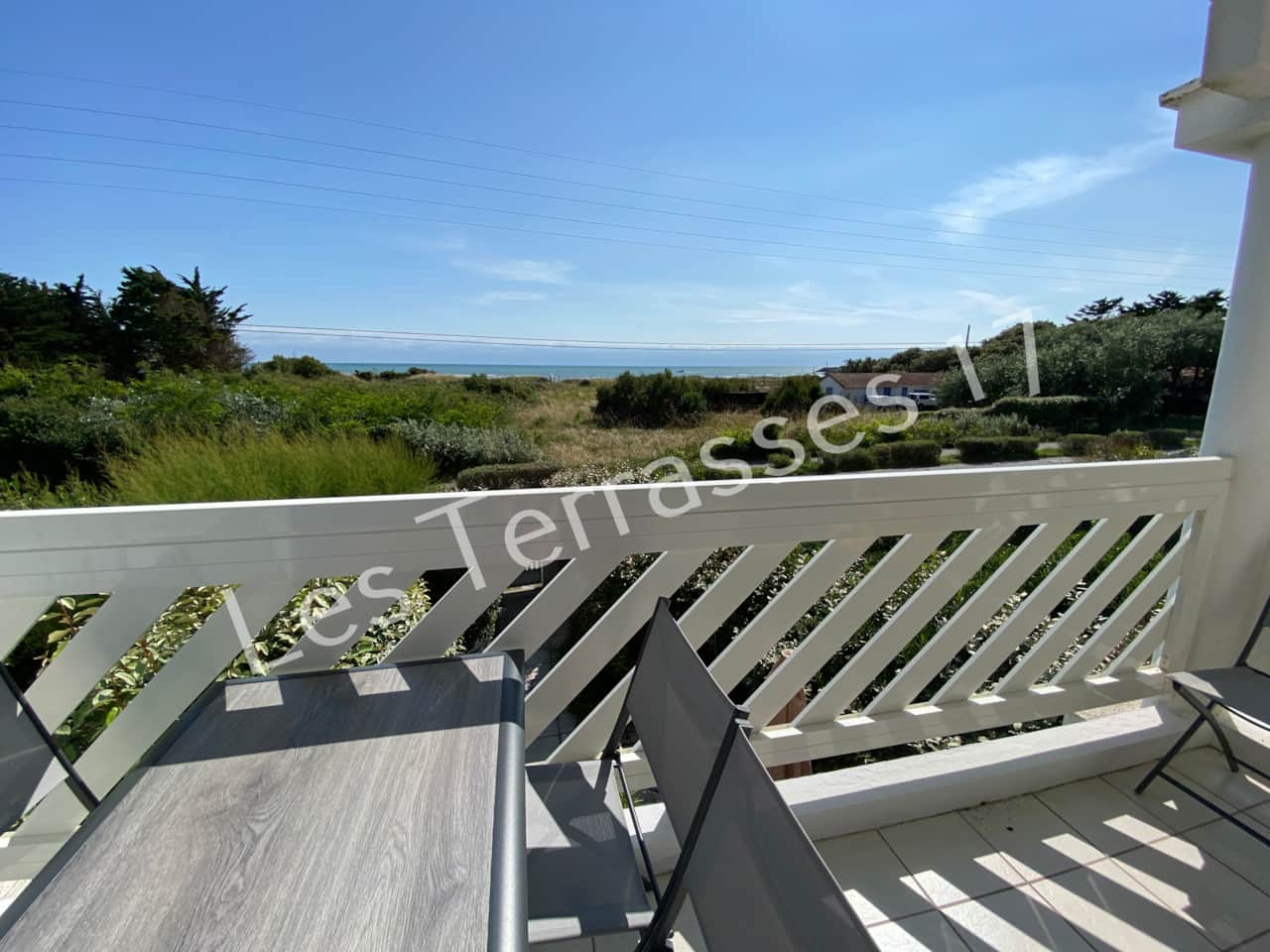 Mit Blick aufs Meer