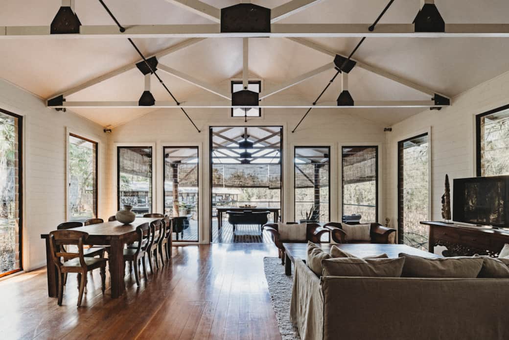 Open plan living areas large enough to entertain
