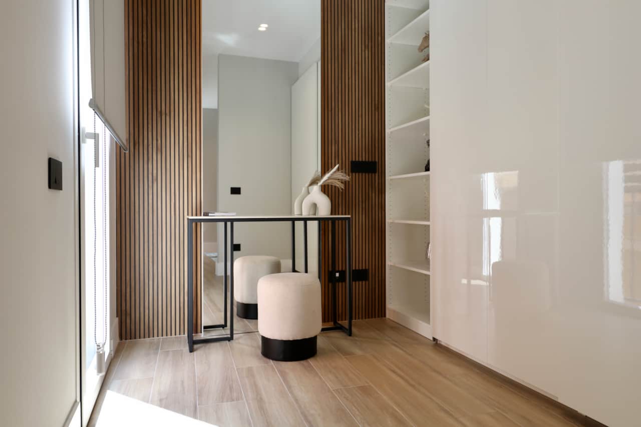 Closet and desk