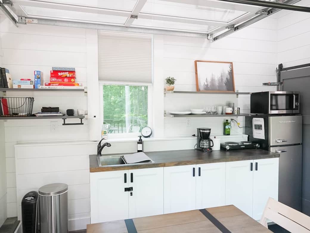 Kitchenette With Salt + Pepper, Coffee, And More Kitchenette With Salt + Pepper, Coffee, And More