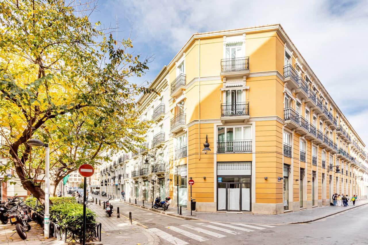 A fully renovated historic building blending classic elegance with contemporary design