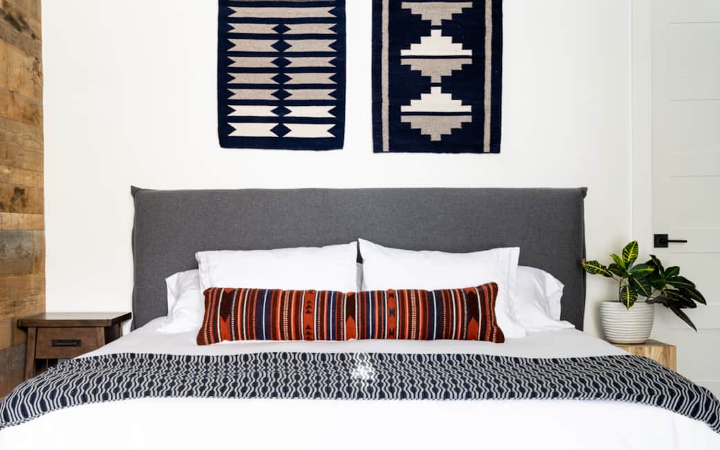 Master bedroom luxurious bed